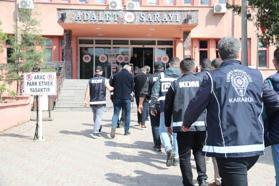 Karabük merkezli 5 ilde suç örgütüne operasyon: 7 tutuklama