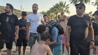 Market ile dizi seti çalışanları kavga etti: 1 kişi yaralandı 6 kişi gözaltına alındı