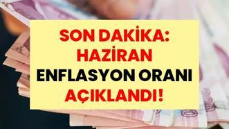SON DAKİKA: HAZİRAN ENFLASYON ORANI AÇIKLANDI | İşte Temmuz Ayı Kira Artış Oranı ve Emekli ile Memur Maaş Zam Oranı