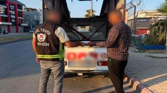 Sosyal medyadaki görüntüler kamyonet sürücüsüne ceza getirdi