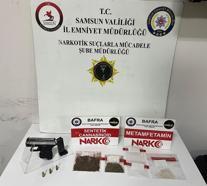 Bafra'da uyuşturucu operasyonu