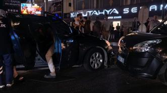 İnegöl'de meydana gelen zincirleme kazada 5 kişi yaralandı