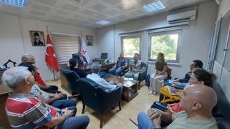 BM uzmanlarından kaymakama ziyaret