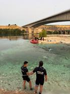 Adıyaman'da Fırat Nehri'nde mahsur kalan 9 kişi kurtarıldı