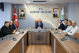 Edirne Valiliğinde Toprak Koruma Kurulu Toplantısı düzenlendi