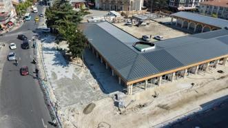 Düzce’de dev projede sona gelindi! Yeni çarşıda son çalışmalar başladı