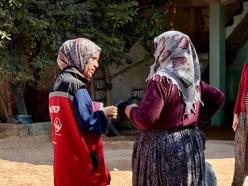 Yeşilgölcük’te selden etkilenen ailelere  destek