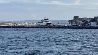Gökçeada feribot seferleri iptal edildi