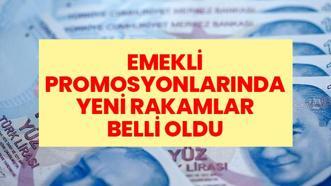 EMEKLİ PROMOSYONLARINDA YENİ RAKAMLAR BELLİ OLDU: İşte bankaların güncel ödeme tablosu! Emekli promosyonu 35 bin TL seviyesinde