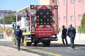 Kırıkkale'de okullar bölgesindeki üstyapı çalışması tamamlandı