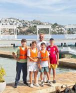 Bodrum’da çocuklar yelken için dümene geçti