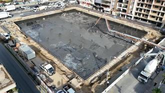 İncirliova Cumhuriyet Meydanı ve Yeraltı Otoparkı projesinde çalışmalar sürüyor