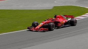 Kanada'da pole pozisyonu Vettel'in