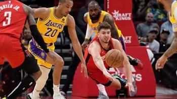 NBAde Alperen Şengün şovu LeBronlu Lakersa karşı kariyer rekoru