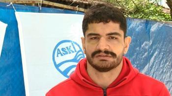 Milli güreşçi Taha Akgül: 30-40 güreşçimizin kaldığı bina yıkılmıştır