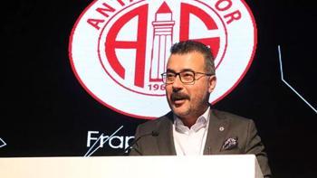Antalyasporda başkan Aziz Çetin, görevinden istifa etti