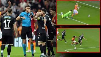 Galatasaray - Alanyaspor maçında tartışma yaratan pozisyon! 'Gol olsa kaos çıkacak'