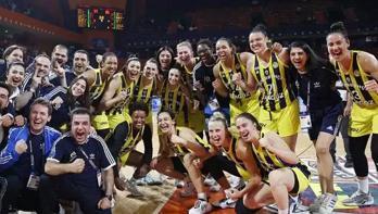 ING Kadınlar Basketbol Süper Liginde şampiyon Fenerbahçe Alagöz Holding oldu
