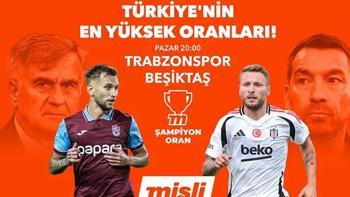 Trabzonspor – Beşiktaş derbisinin heyecanı en yüksek oranlarla Misli’de yaşanacak