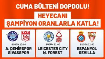 Futbolda cuma günü dopdolu! 3 maç, büyük heyecan ve dev oranlar...