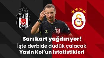 Sarı kart yağdırıyor! İşte derbide düdük çalacak Yasin Kol’un istatistikleri