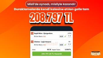 Misli’de oynadı, misliyle kazandı! Duraklamalarda kendi kalesine atılan golle tam 208.797 TL…