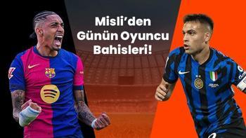 Barcelona’da Raphinha, Inter’da Lautaro Devler Ligi’nde gollerini sıralamaya devam ediyor! İşte Misli’den günün oyuncu bahisleri
