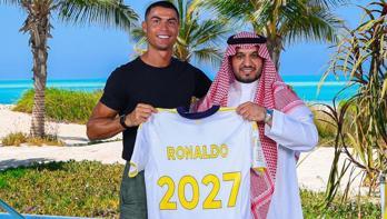 Cristiano Ronaldo, 2027 yılına kadar Suudi Arabistan takımı Al Nassrda