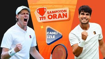 Jannik Sinner ve Carlos Alcaraz Wimbledon tek erkek finalinde karşı karşıya Karşılaşmanın heyecanı Şampiyon Oranlar, Canlı Yayın ve Canlı Sohbet ile Mislide