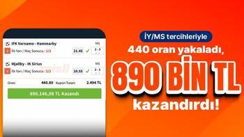 Misli’de haftanın kuponu… İY/MS tercihleriyle 440 oran yakaladı, 890 bin TL kazandırdı!
