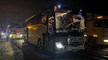 Kayseri’de 4 aracın karıştığı zincirleme kazada 7 kişi yaralandı