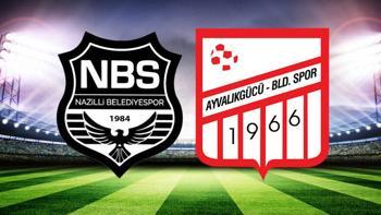 Nazillispor–Ayvalıkgücü Belediyespor maçında gol yağmuru