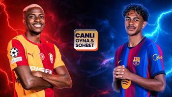 Galatasaray, Şampiyonlar Ligi'nde Barcelona'yı konuk edecek! Maçın heyecanı canlı sohbet ile Misli'de