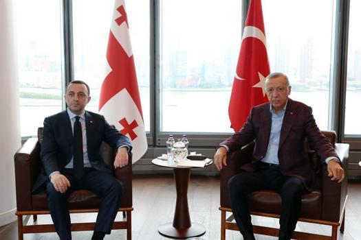 Erdoğan, Gürcistan lideri Garibashvili’yi kabul etti