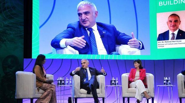 Bakan Ersoy, Suudi Arabistan’da "Turizmin Gücü: Köprüler Kurmak" paneline katıldı