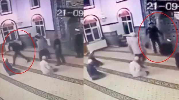Ayakkabılarıyla camiye girip namaz kılanlara ve imama bağıran kişiye soruşturma başlatıldı