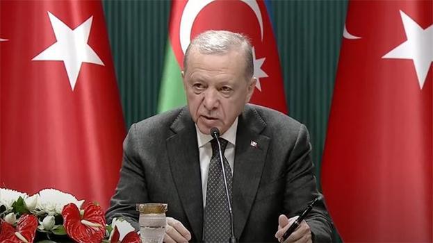 Erdoğan ve Aliyev'den ortak açıklama: Omuz omuza hareket ediyoruz