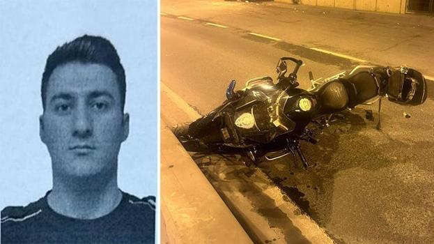 İstanbul'da kaza yapan motosikletli polis memuru şehit oldu