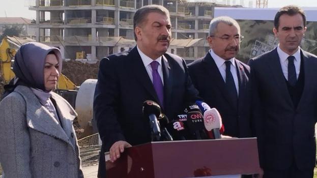 Sağlık Bakanı Koca: Türkiye'nin en büyük kapasitesi olan şehir hastanesi Sancaktepe'de inşaatı devam ediyor