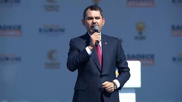 AK Parti büyük İstanbul mitingi... Murat Kurum: Bu şehri depreme hazırlayacağız dediler, tek bir çivi çakmadılar