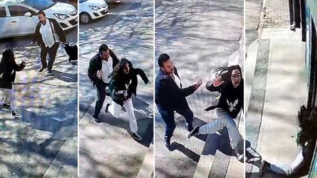 Sokakta kız çocuğuna saldırdı, sırtına vurup yere düşürdü!