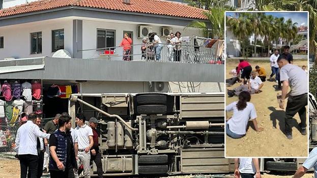 Antalya'da feci kaza: 29 kişi yaralandı