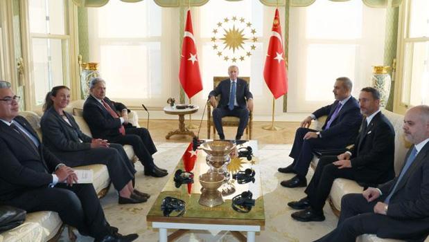 Cumhurbaşkanı Erdoğan, Yeni Zelanda heyetini kabul etti