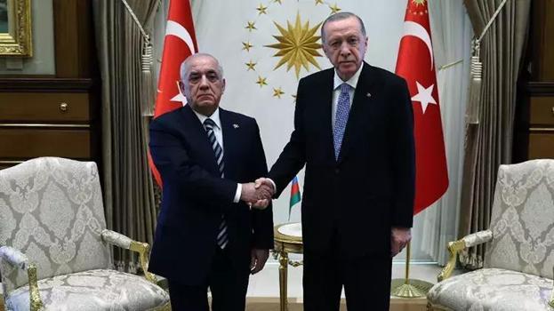 Cumhurbaşkanı Erdoğan, Azerbaycan Başbakanı Ali Asadov'u kabul etti