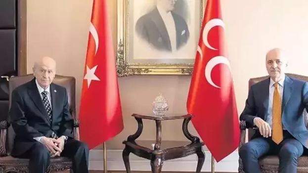 Numan Kurtulmuş, MHP lideri Bahçeli'yi ziyaret etti