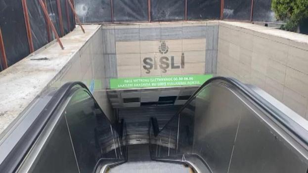 Şişli-Mecidiyeköy Metro İstasyonu'nda intihar girişimi!
