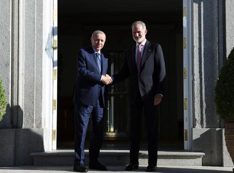 Cumhurbaşkanı Erdoğan, İspanya Kralı VI Felippe ile görüştü