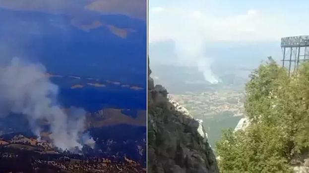 Adana, Elazığ  ve Balıkesir'de yangın! Havadan ve karadan müdahale ediliyor