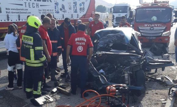 Mersin'de iki otobüs birbiriyle çarpıştı: 2 ölü 35 yaralı!