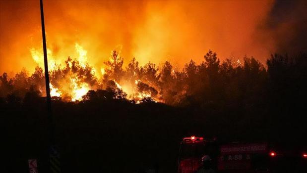 İzmir alev alev! Bakan Yumaklı: Türkiye genelinde 30'u kırsal orman dışı olmak üzere 44 adet yangın çıktı